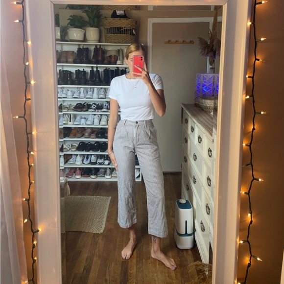 Urban outfitters striped high waisted pants - Picture 2 of 16
